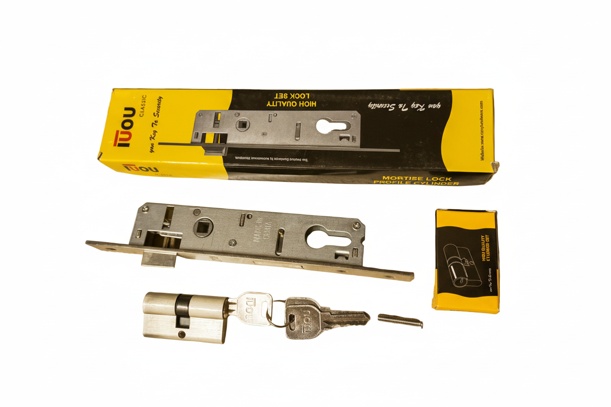 UPVC Door Lock 20mm with cylinder 60mm