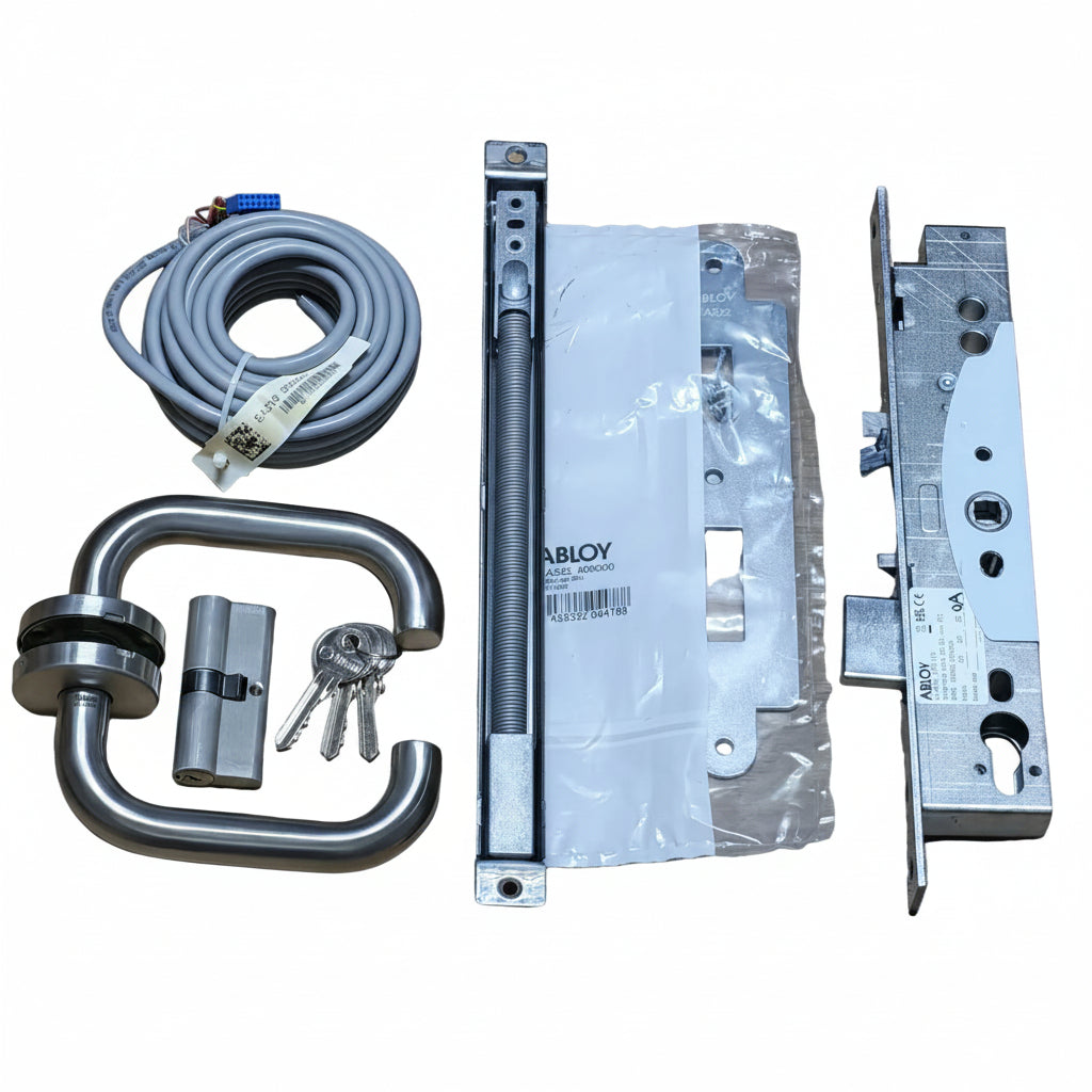 Abloy Electromechanical Solenoid Lock case EL460 with Accessories