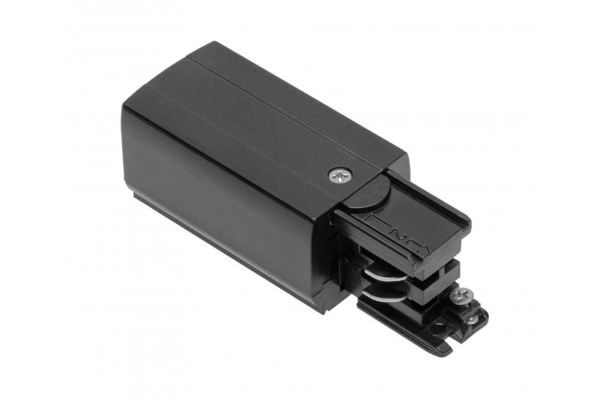 End Feed for Three-Phase Busbar, 98x35mm, left, black