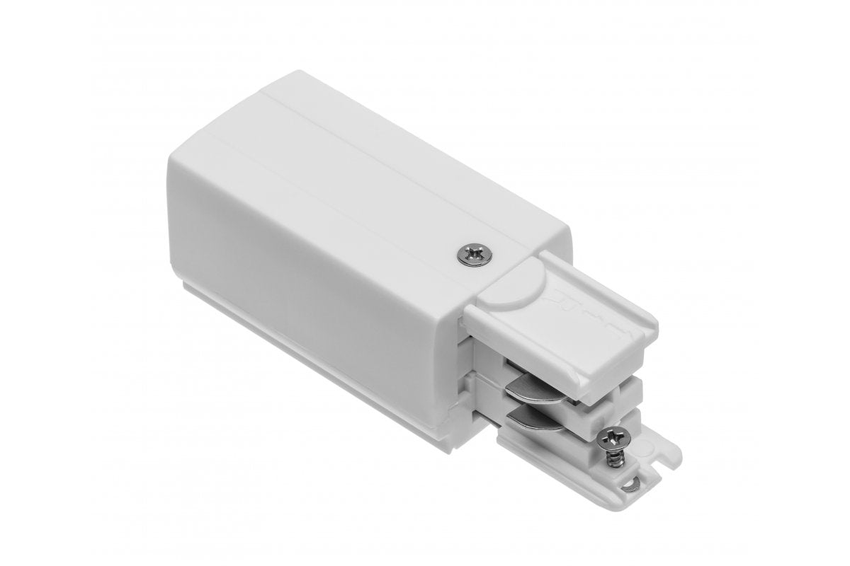 End Feed for Three-Phase Busbar, 98x35mm, right, white