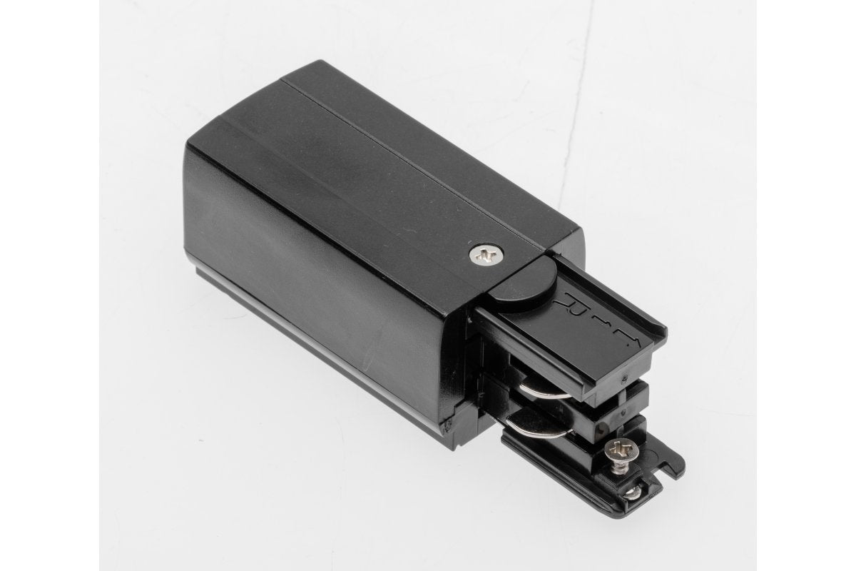 End Feed for Three-Phase Busbar, 98x35mm, right, black
