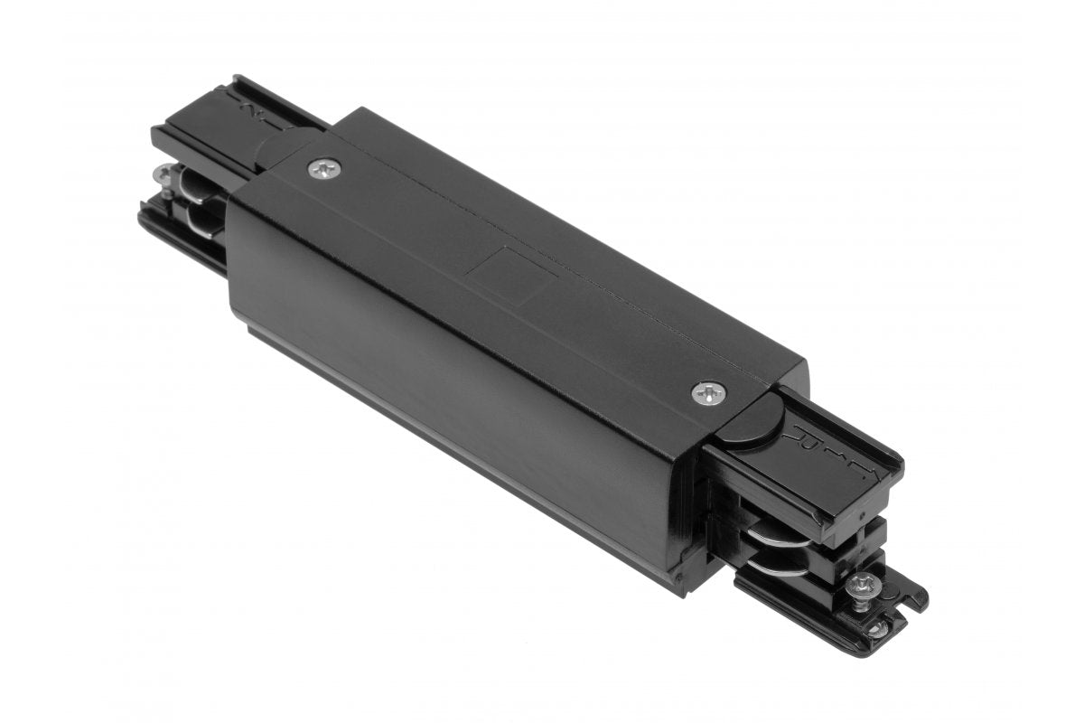 Electric Connector for X-RAIL Three-Phase Busbar, power supply available, 166x35mm, black