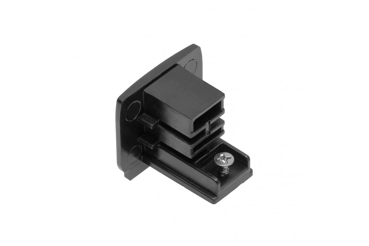 Tapón final universal para barra de distribución trifásica X-RAIL, 35x31mm, negro