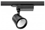 COB X-LINE LED Reflector for Busbar, 30W, 2052lm, AC220-240V, 50/60Hz, beam angle 24o, IP 20, neutral white, black