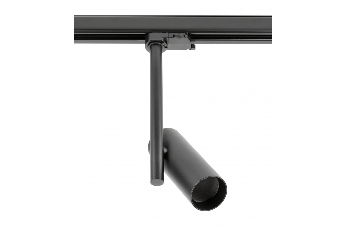 Track light fixture GROSSO,GU10,max.20W,AC220-240V,50/60 Hz,IP20,IK08,round,black