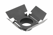 Luminaire cap for LIMA and GROSSO busbars, C,black