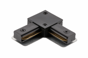 Angle switch "L" for 1-phase, 2-line rail, black