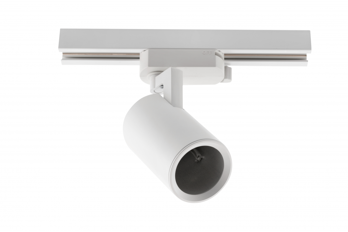Luminaire for 1-phase busbar, ADO, GU10, max.20W, AC220-240V, 50/60Hz, IP20, white