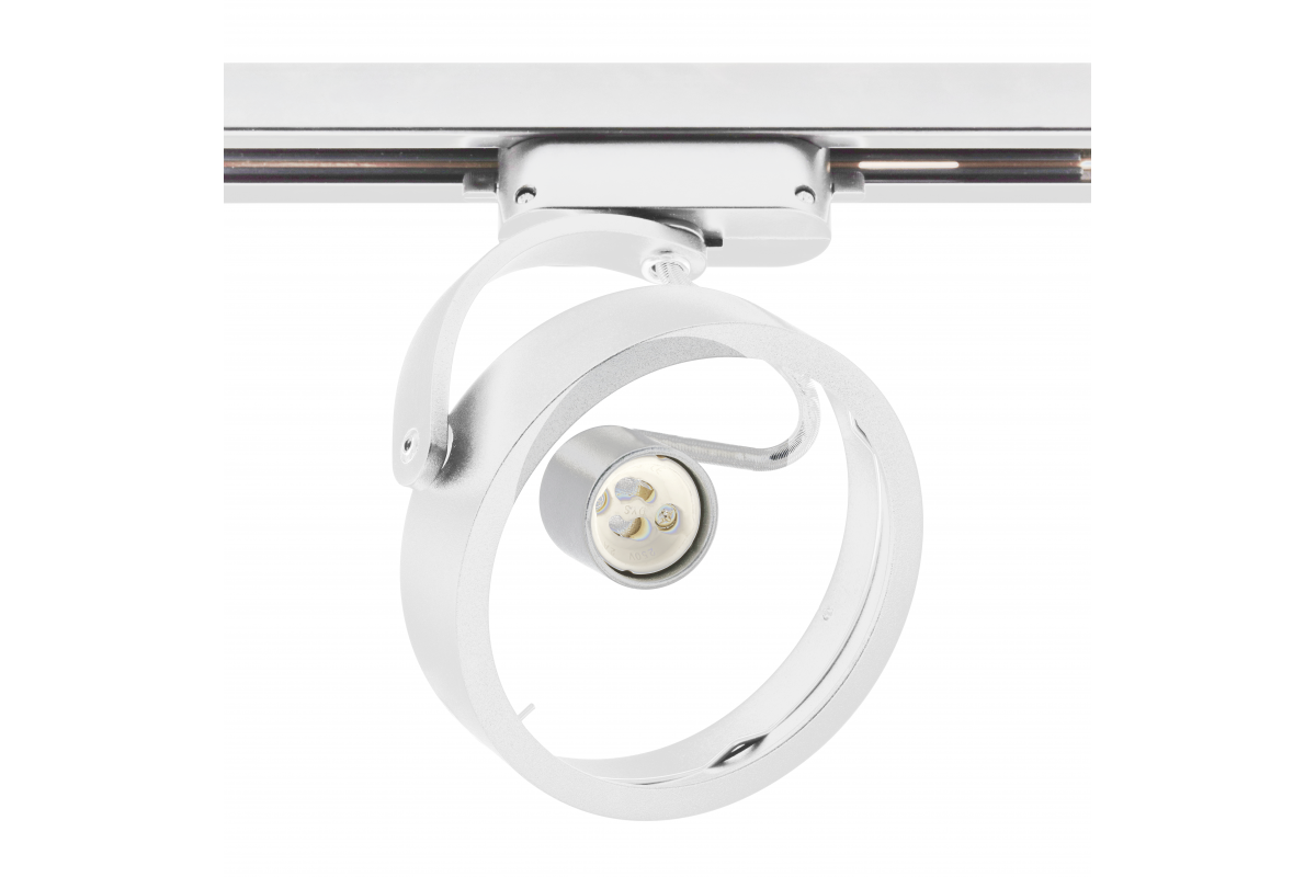 Luminaire for 1-phase busbar, ETNA, ES111, max.20W, AC220-240V, 50/60Hz, IP20, white