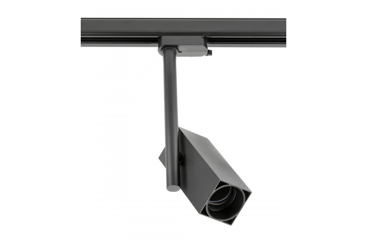 Track light fixture 1-phase GROSSO, GU10, max.20W, AC220-240V, 50/60Hz, IP20, square, black