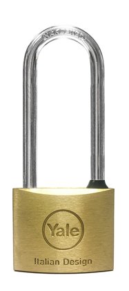 Yale Brass Padlock Long (60mm)15-0110-6128-00-0211 113 series Long Shackle