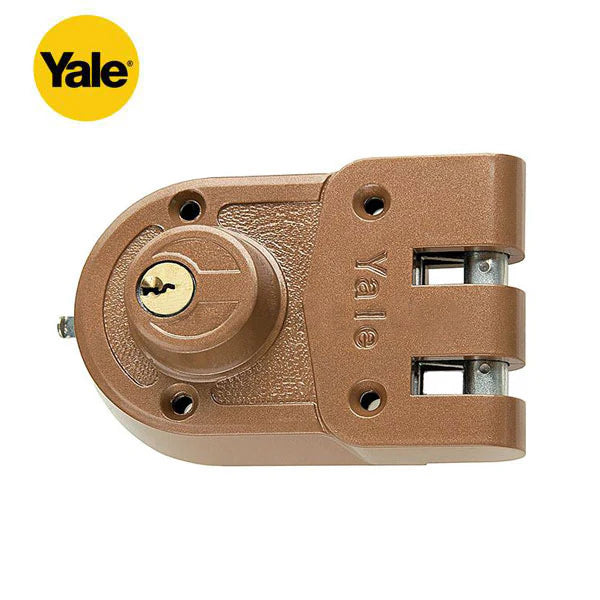 Yale 197-1/4 أسطوانة مزدوجة متأرجحة للداخل مع قفل جيمي