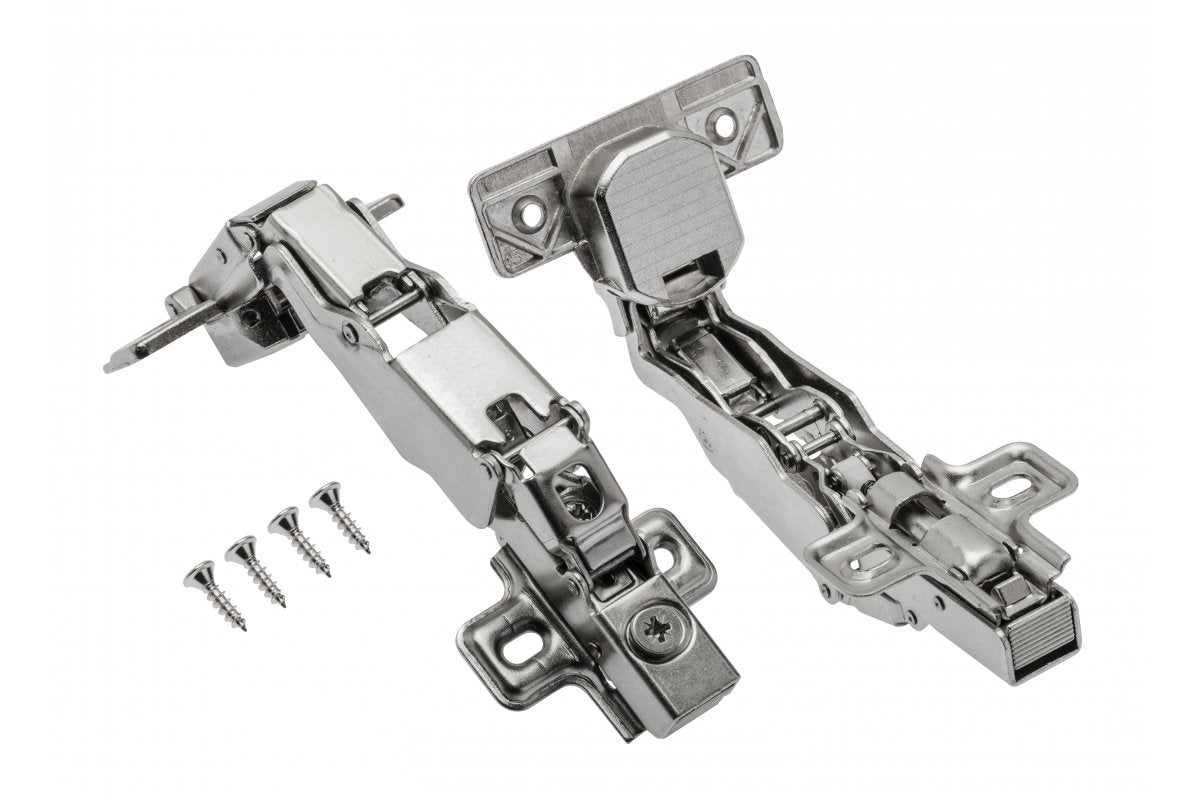 Self-closing hinge/hydraulic angular 165° without euro screws