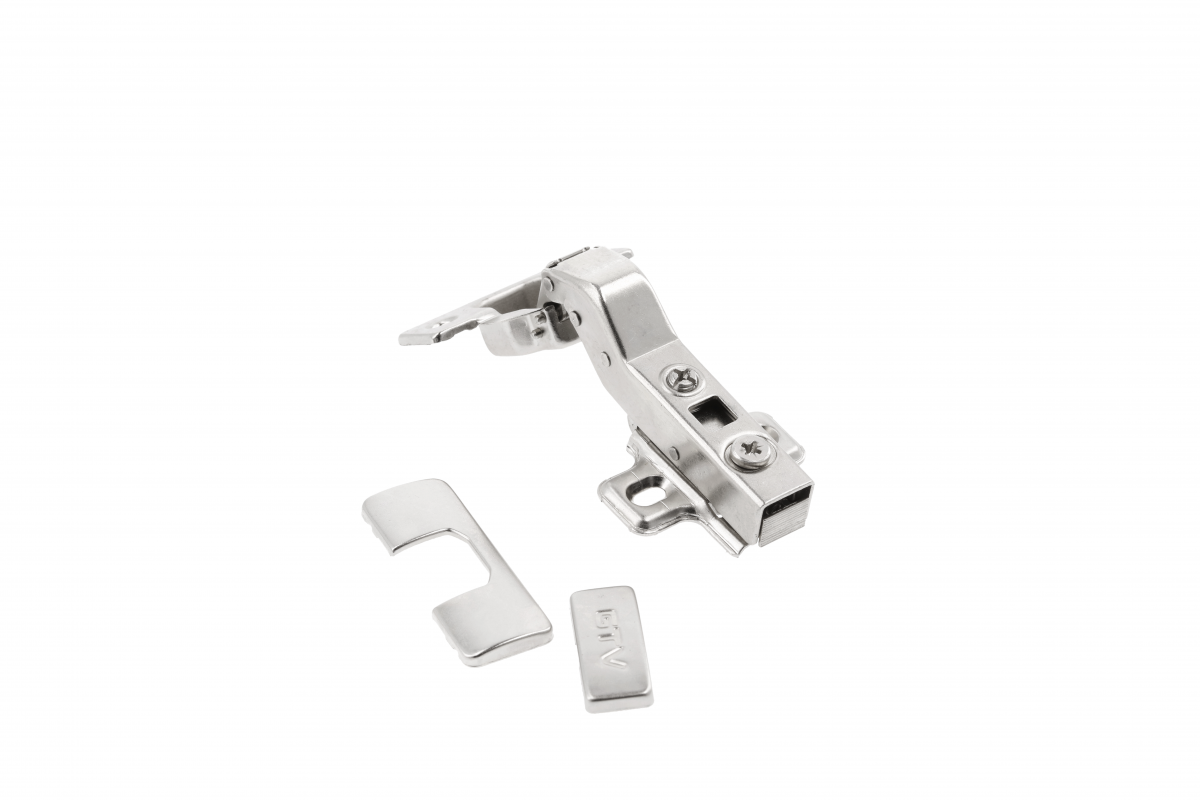 Self-closing hinge/hydraulic angular 30° roller H=0