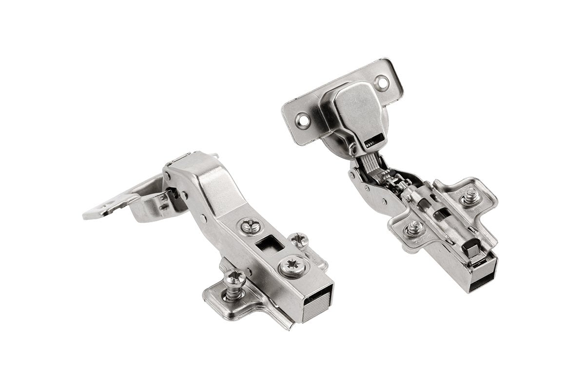 Self-closing hinge/hydraulic angular 30° roller H=0 with euro screws