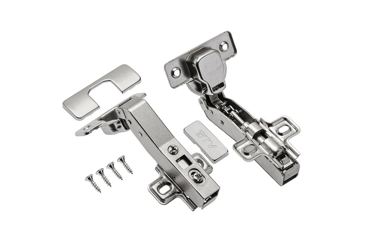 Self-closing hinge/hydraulic angular 45° roller H=0