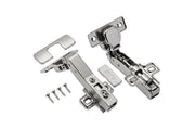 Self-closing hinge/hydraulic angular 45° roller H=0