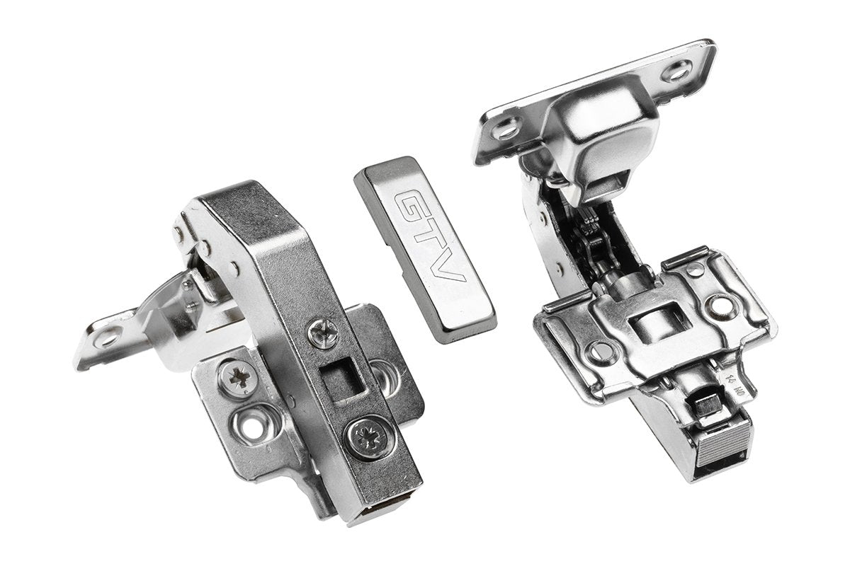 Hinge hydraulic angular 90o, H=0, eccentric adjustment of roller and arm