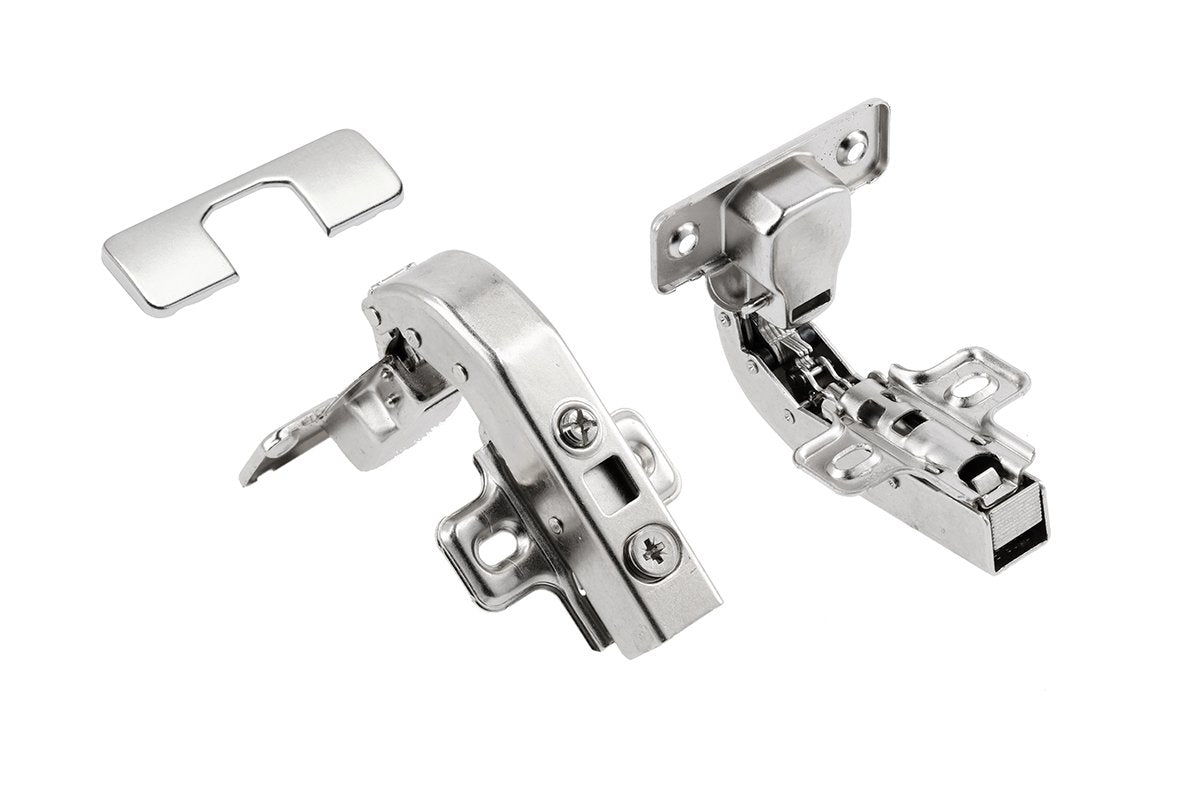 Self-closing hinge/hydraulic angular 90° roller H=0