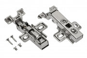 Hinge for aluminium frames CLIP-ON H=0, with euro screw