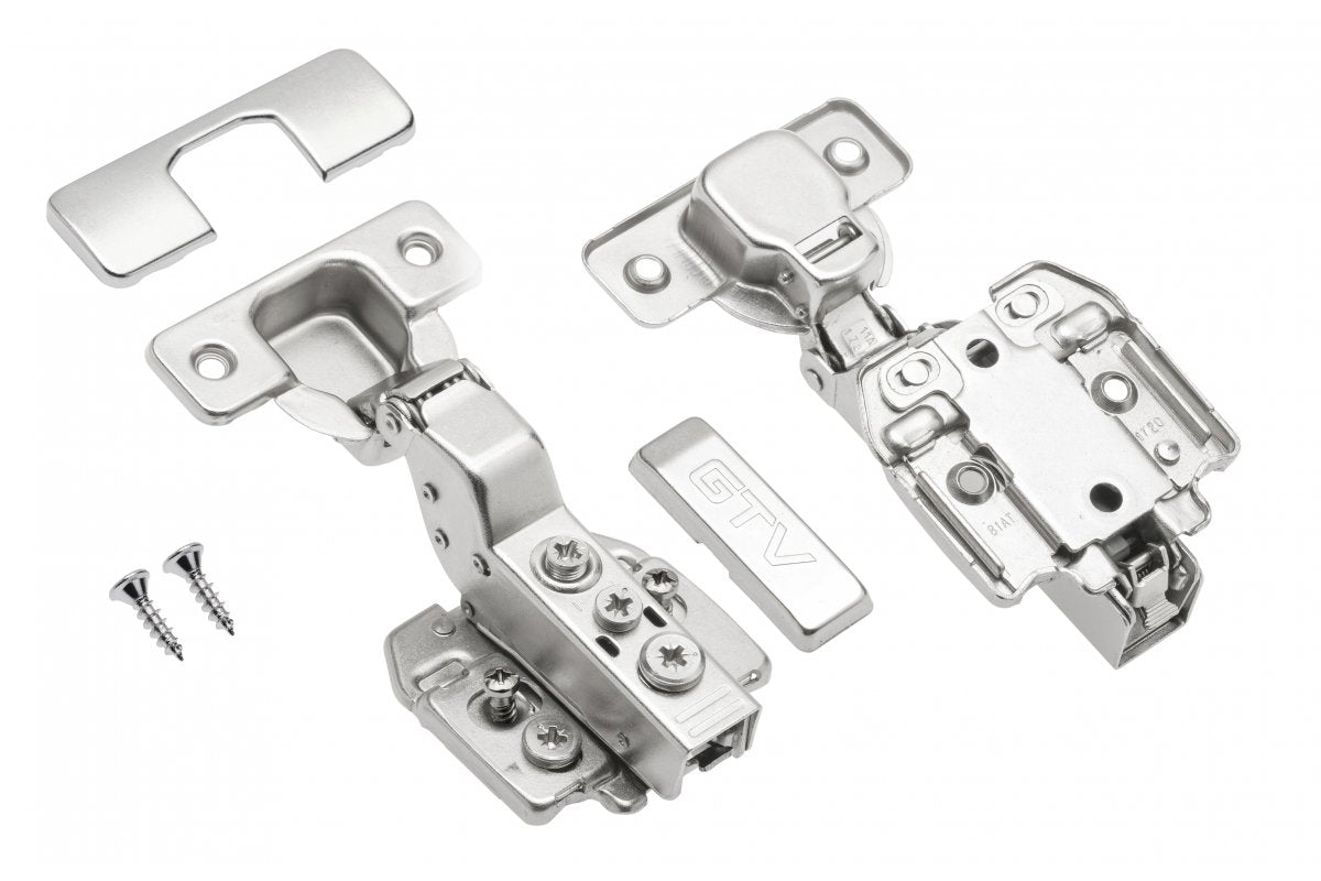 Hydraulic hinge 07 with tension / eccentric adjustment of arm and slide H=0