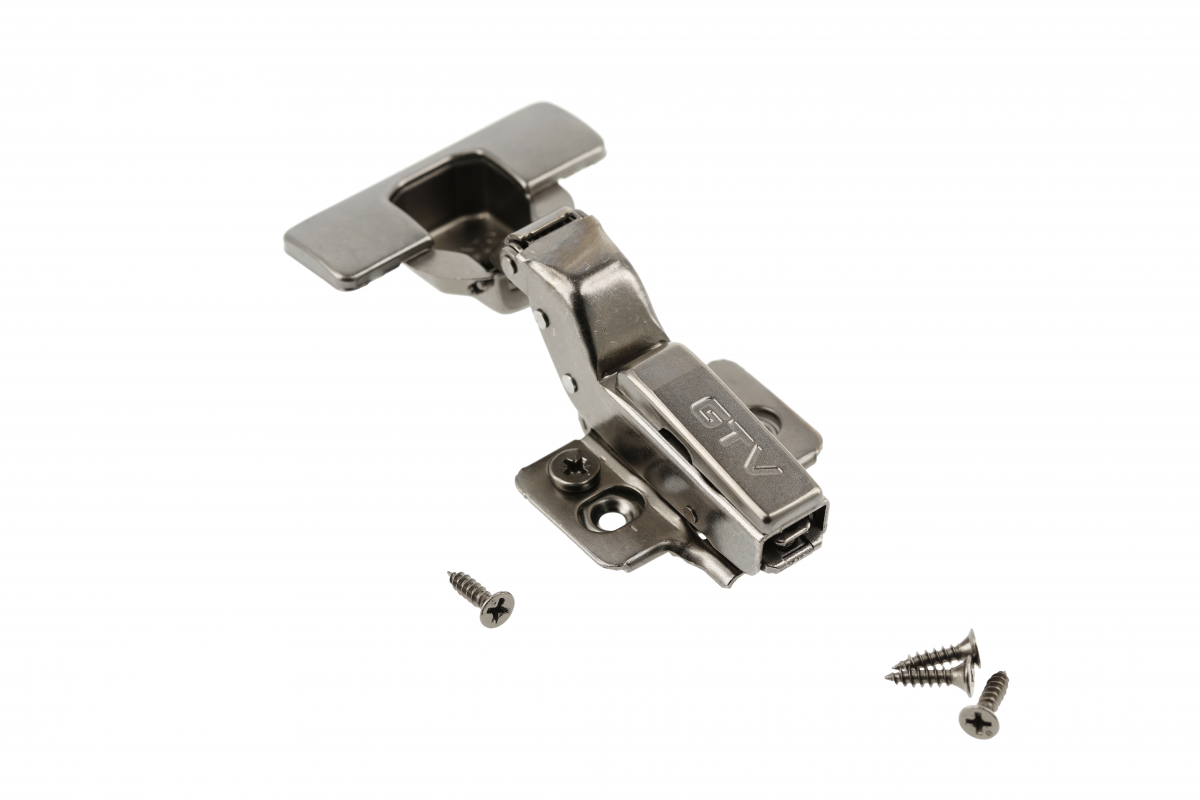 GTV SILENTO PRO recessed hinge, soft-close, prow H=0, 3D, polybag, non-euro, black