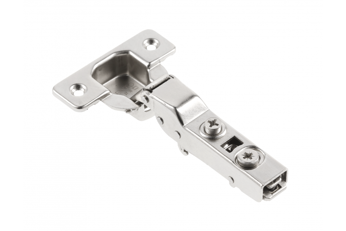 SilentoPro hydraulic hinge, twin, eccentric depth adjustable arm