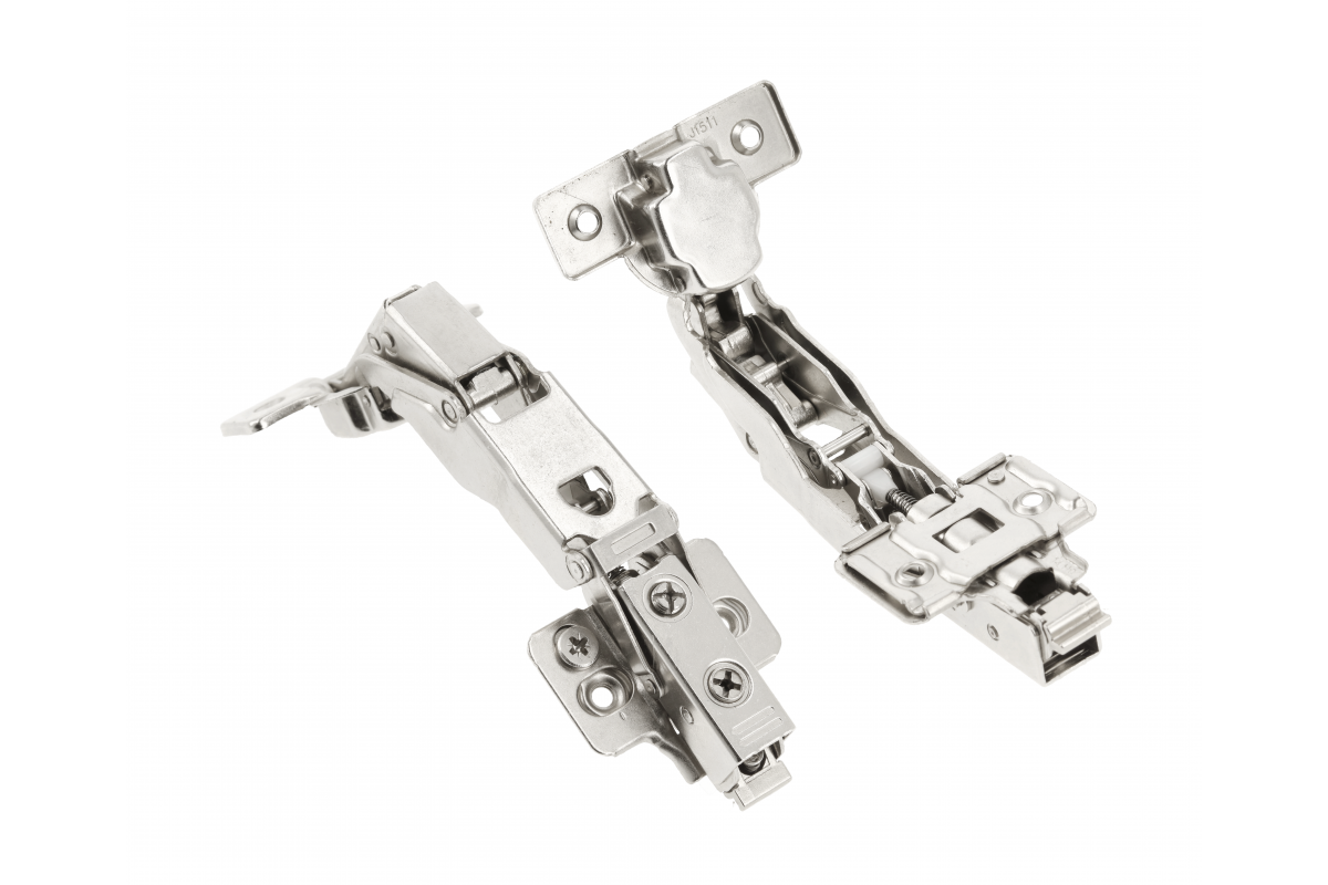 GTV SILENTO PRO overlay hinge, 155 degree angle, soft-close, prow H=0, 3D, polybag, clip-on, non-euro