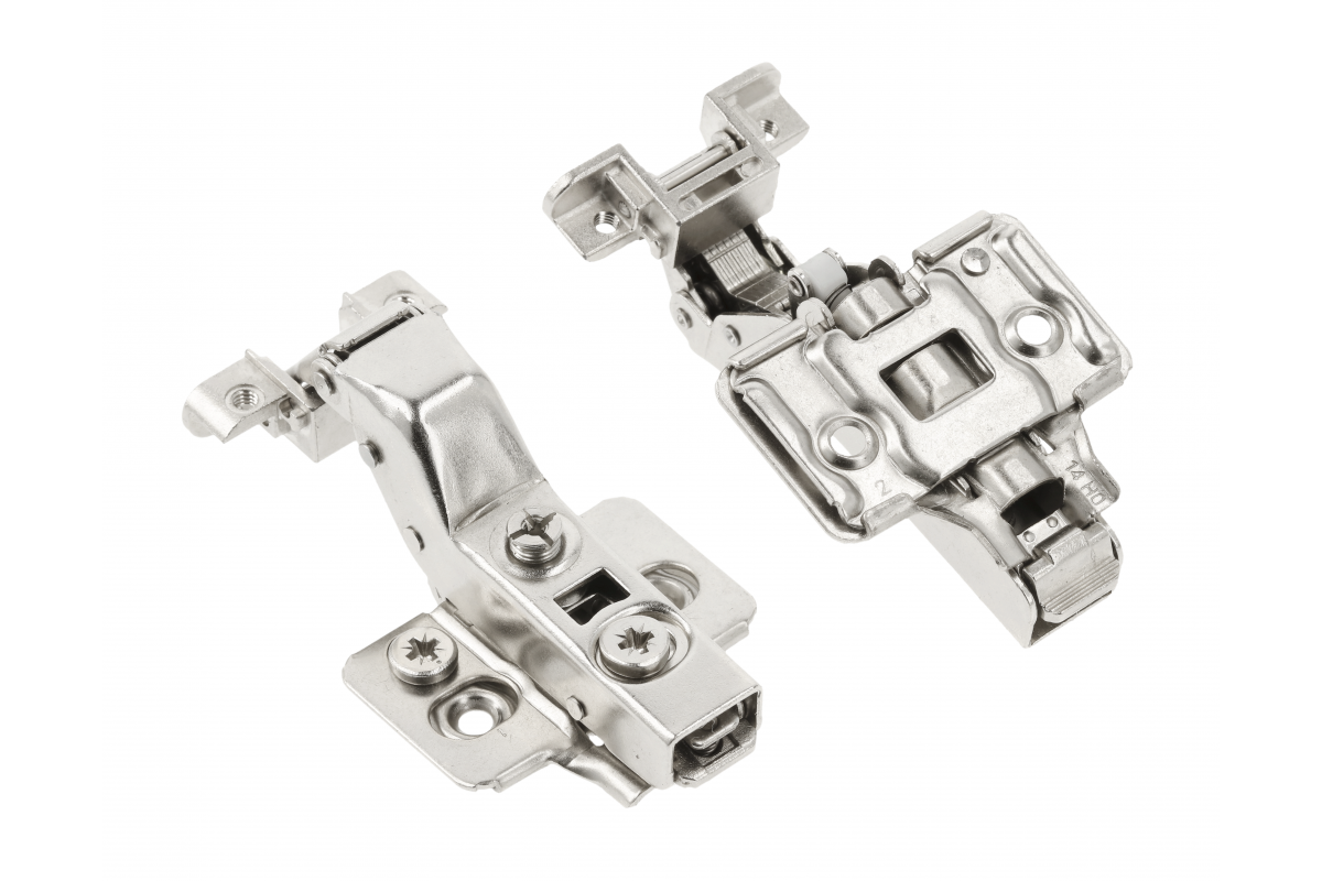 GTV SILENTO PRO recessed hinge, alu frame, soft-close, prow H=0, 3D, polybag, clip-on, non-euro