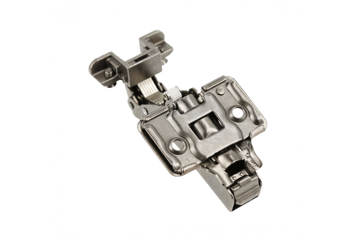 GTV SILENTO PRO recessed hinge, alu frame, soft-close, prow H=0 , 3D, polybag, without euro, black