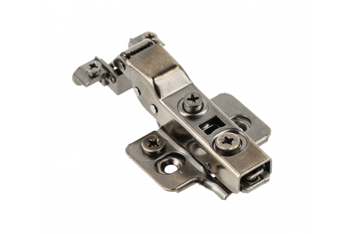 GTV SILENTO PRO hinge twin, alu frame, soft-close, prow H=0 , 3D, polybag, without euro, black