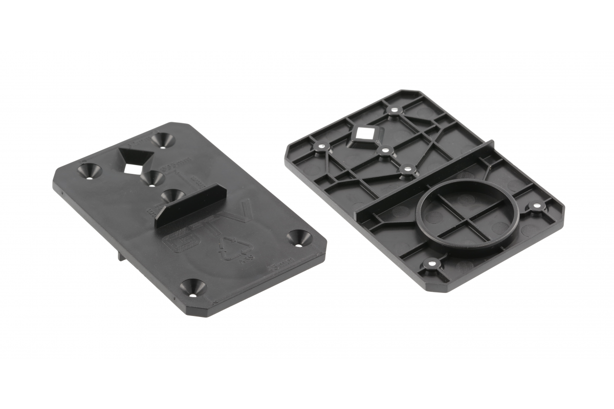 Drill template for hinges