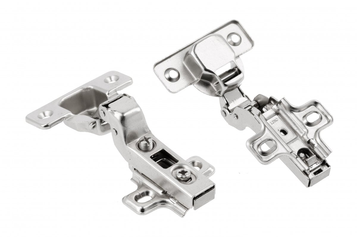 Clip hinge for recessed doors without spring H = 0 45mm with adjustment without euro