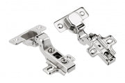 Clip hinge for recessed doors without spring H = 0 45mm with adjustment without euro