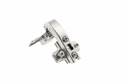 GTV COCA hinge parallel, angled 90 deg, H=2 mm, springless, e-chain®, slide-on, with euro