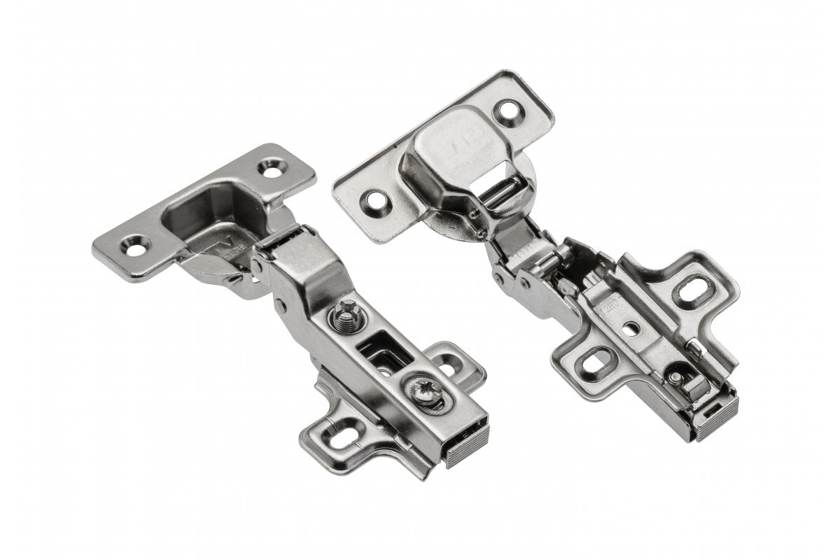 Clip hinge GTV 08 with regulation and plate H=2 with euro