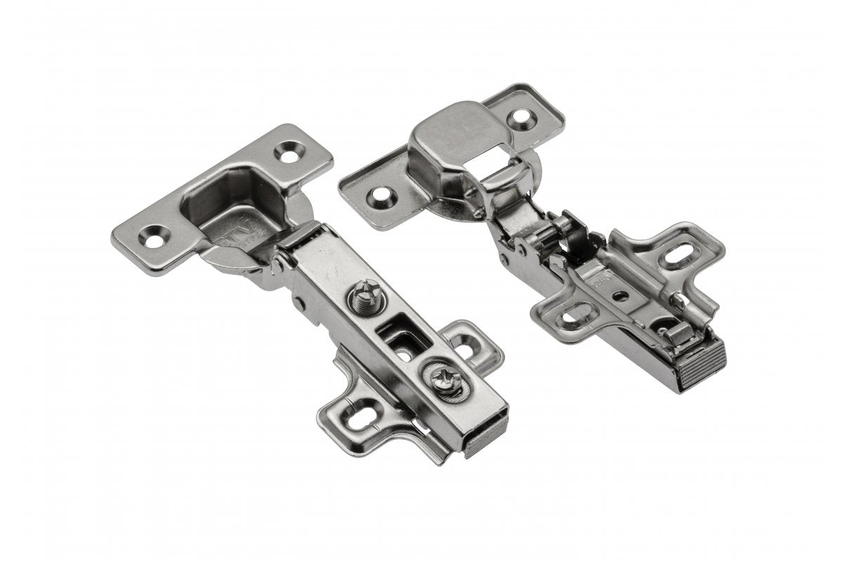 Clip hinge GTV 09 with regulation and plate H=2 without euro