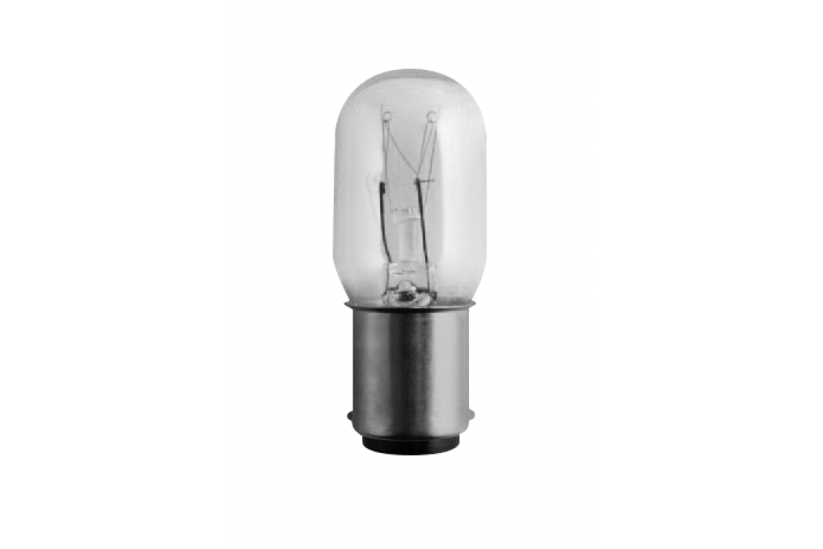 Bulb  for  sewing machines 15W, BA15, 230V