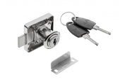 Drawer lock 138 with computer key (chrome)