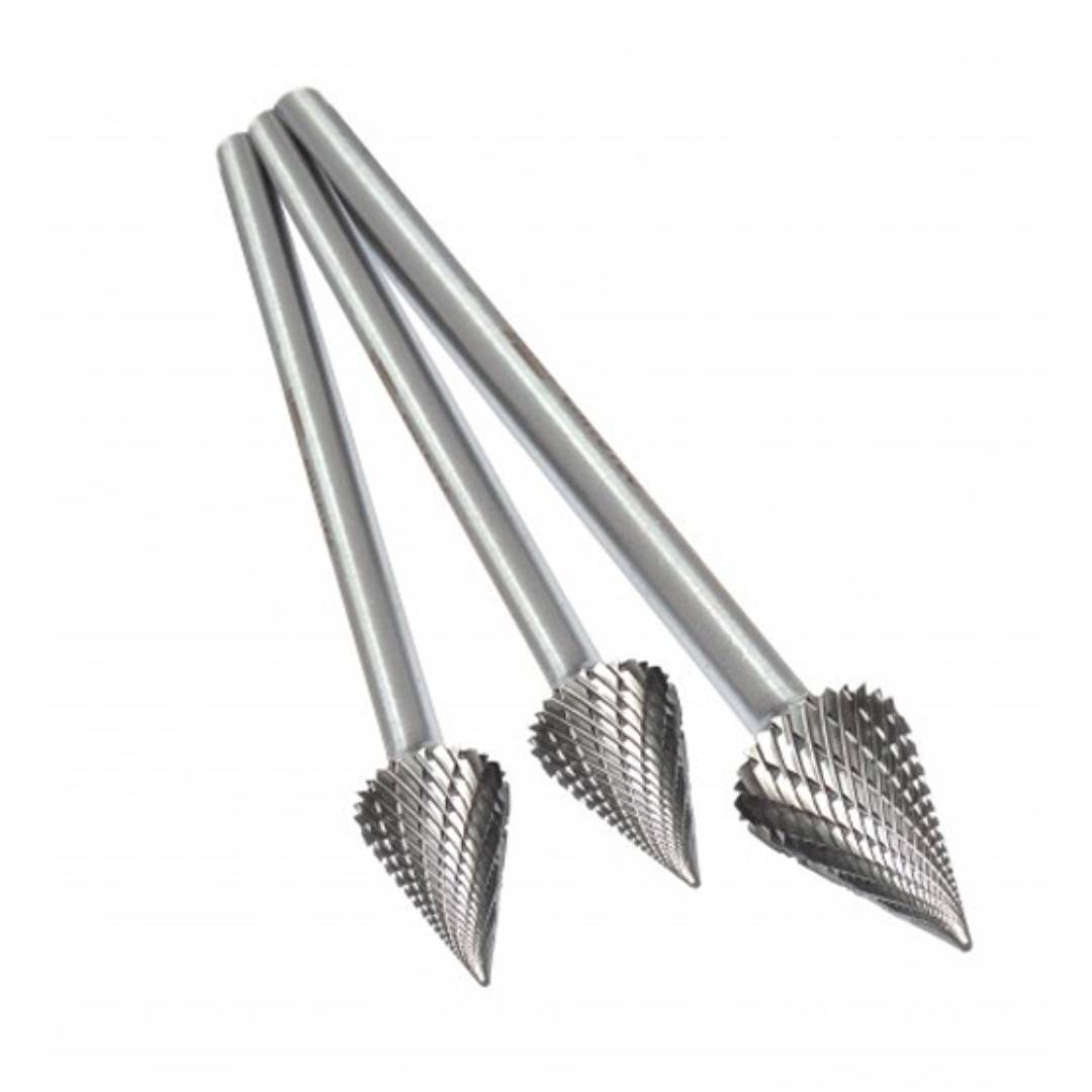 UKEN UM08100 Tungsten Carbide 08X20X6MM (100MM Long) Conical Shape