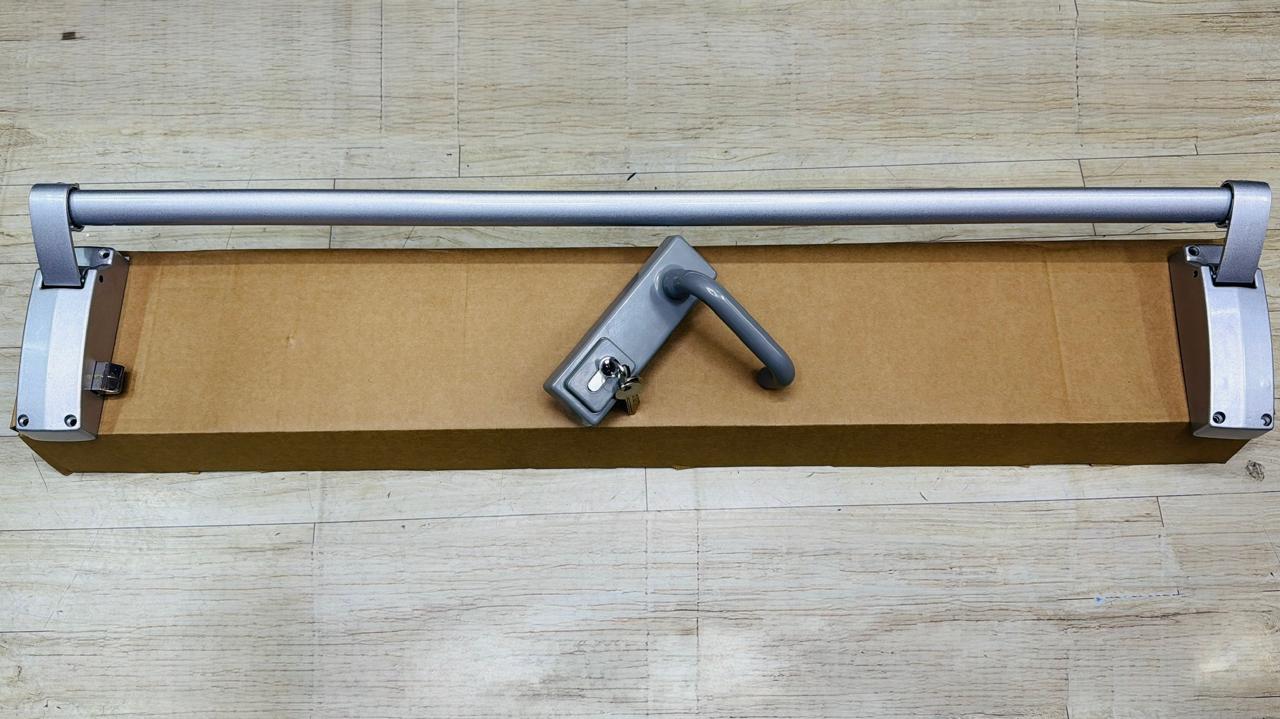 AKE Panic Bar Exit Device with External Locking System