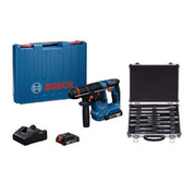 Bosch GBH 18V-18 X One Chuck(2x2.0Ah+18V-20) Rotary Hammer + Hammer Drill Bit Set