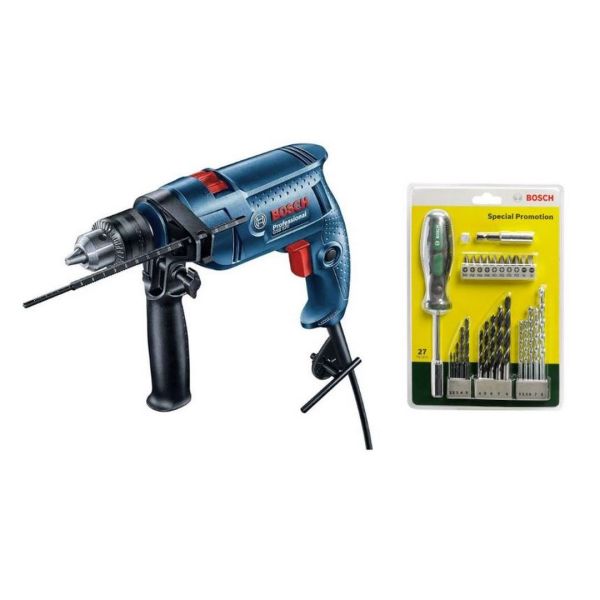 Bosch Impact Drill 500W GSB570 + Acc Set (06011B70L0+2607017201)