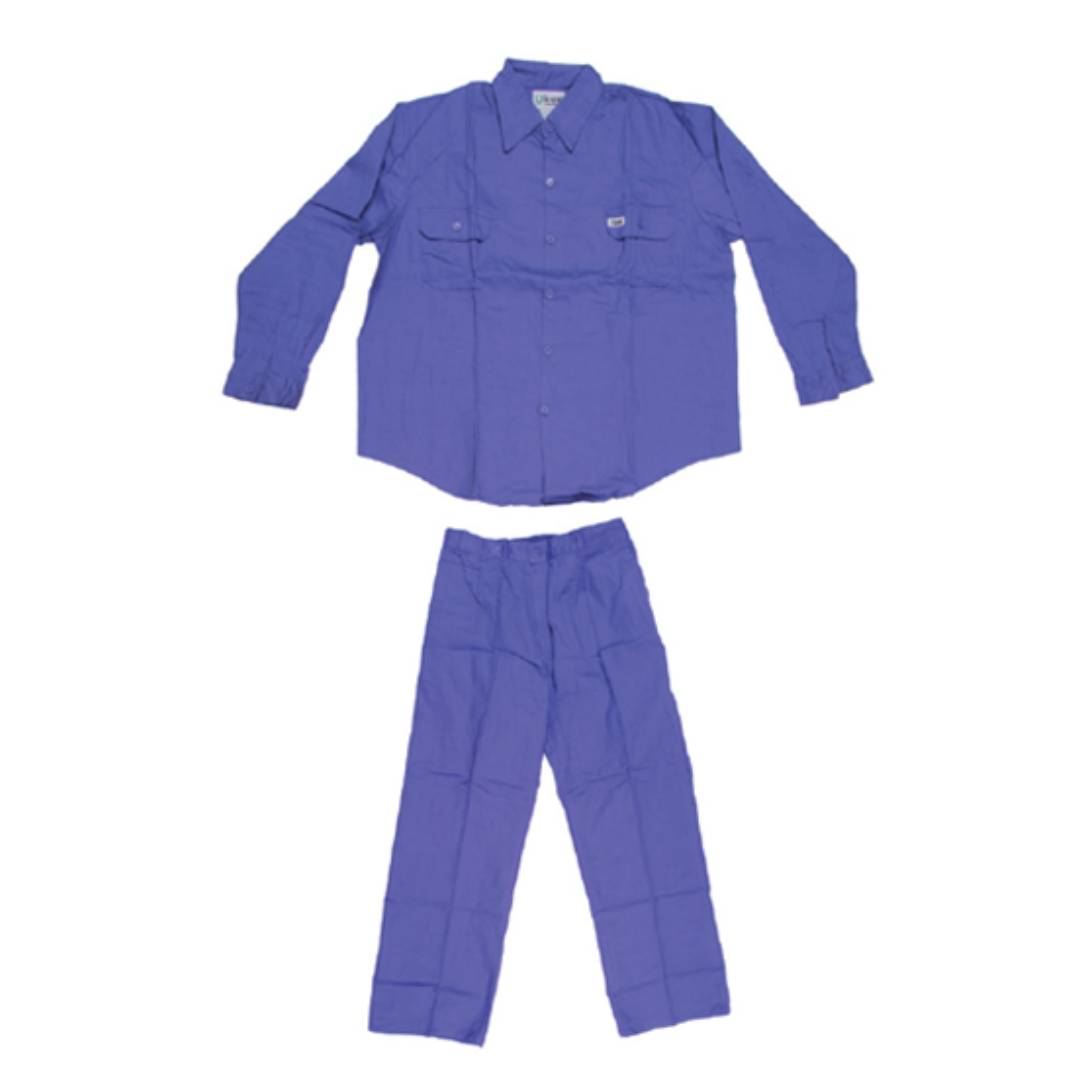 UKEN UPS65/35LBL Pant Shirt 65/35 Light Blue Large