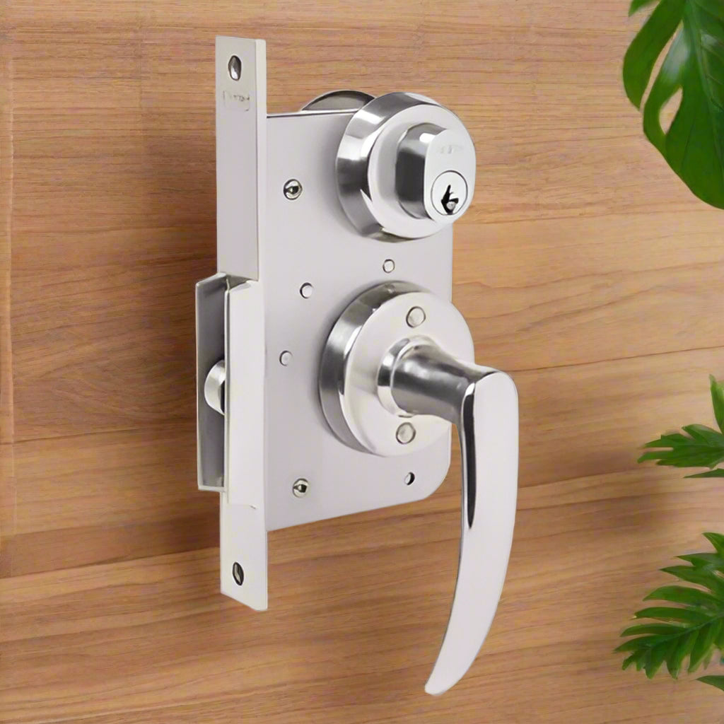 Marine Fire Door Lock AKE C3 OHS-2910 RHO (190MM) 304 S.S.