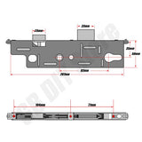 Door Lock uPVC Mechanism 35mm (92mm)