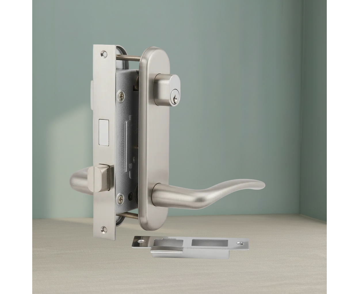 قفل حصان بحري مع لوحة مقبض C1-D