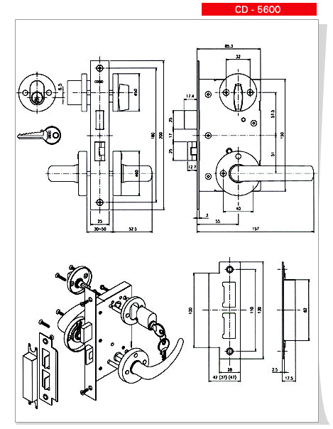 Cosmo CD-5600 Marine Lock