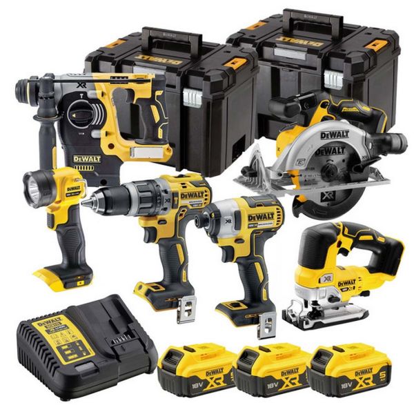 Dewalt 18V Cordless 6pc KIT With 3x5.0AH Batteries DCK690P3T-GB