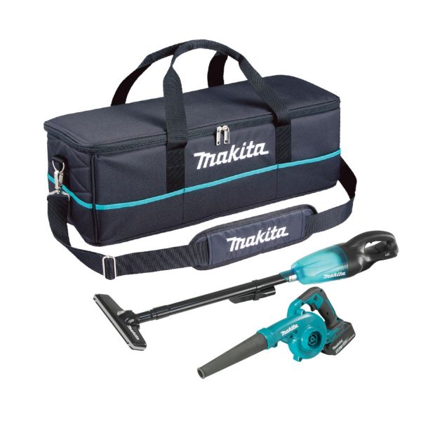 Makita Blower+Vacuum+Battery+Charger Li-ion Combo DLX2466X